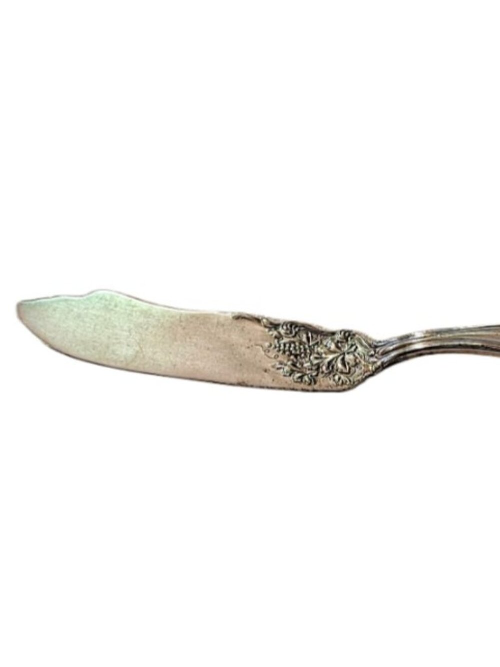International Silverplate Flat Handle Master Butter Knife Moselle Grape Pattern